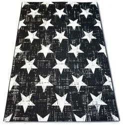 styldomova Šnúrkový koberec sizal flat 48648/690 hviezdy