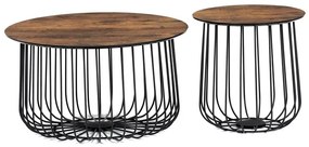 BONTEC Konferenčný stolík 60x60cm, mdf, divoký dub, AF-3007 OAK Farba: Prírodné