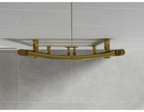 Mexen Ares, vykurovacie teleso 1200 x 500 mm, 420 W, zlatá, W102-1200-500-00-50