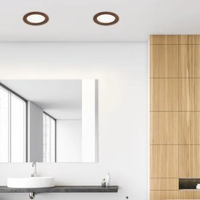 LED podhľadové svietidlo WOODY SPOT LED/16,5W/230V 4000K čerešňa, pr. 18,5 cm