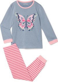 Detské pyžamá, 2 ks, motýľ