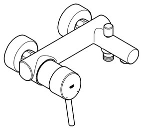 GROHE 32211001 - Vaňová batéria CONCETTO DN 15 lesklý chróm