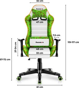 Detská herná stolička Ranger 6.0 Pixel White