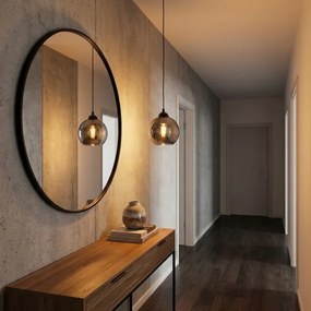 Brilagi - Luster na lanku DIOR 1xE27/60W/230V čierna/dymovošedá