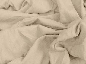 Jersey plachta do detskej postieľky svetlobéžová 70 x 140 cm