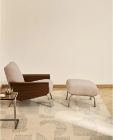 Svetlohnedá ženilková podnožka Amsen – Kave Home