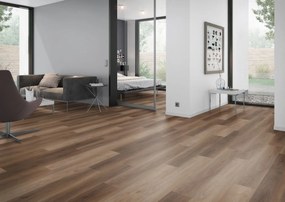 Oneflor, Vinylová podlaha lepená ECO 55 051 Walnut Natural, 1219,2 x 184,1 mm