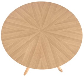 Okrúhly stôl lecra ø 120 cm dubový MUZZA
