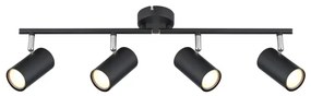 Globo 57914-4 - Bodové svietidlo ALLVI 4xGU10/25W/230V čierna