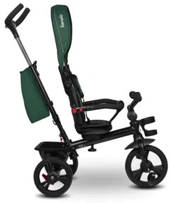 Lionelo - Detská trojkolka HAARI zelená/čierna