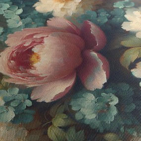Obraz - Zátišie s kvetmi - maľba (90x60 cm)