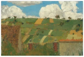 Obraz - Edouard Vuillard, Landscape of the Ile de France, reprodukcia (90x60 cm)