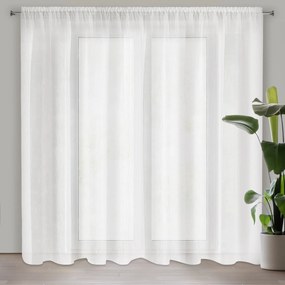 ZÁCLONA NA PÁSKE REBECCA 350X250 CM KRÉMOVÁ