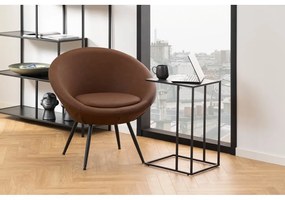 Odkladací stolík s doskou v dekore mramoru 43x35 cm Infinity – Actona