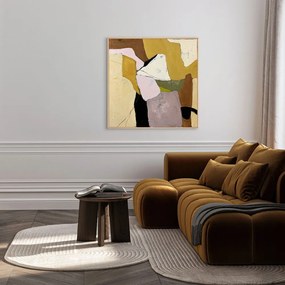 Ručne maľovaný obraz s rámom/na plátne 101x101 cm Featured – Malerifabrikken