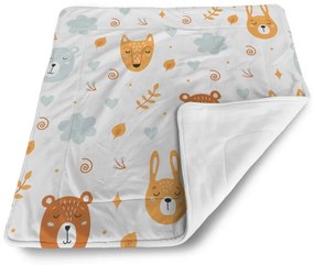 Sablio Deka pre bábätko Medveď a líška - 90x120 cm