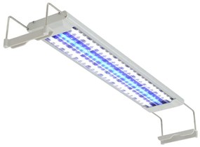 vidaXL Akváriová LED lampa, 50-60 cm, hliník, IP67