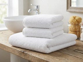 Osuška MONEA 70x140 cm biela, 100% bavlna