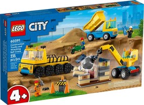 Lego City 60391 Vozidlá zo stavby a demolačné gule