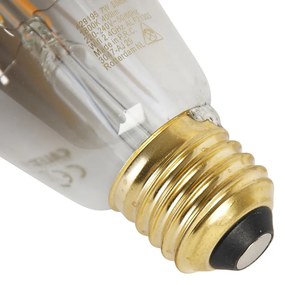 Sada 2 inteligentných LED žiaroviek E27 ST64 dymové 7W 400lm 1800K