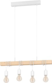 XXXLutz ZÁVESNÉ SVIETIDLO, 70/10,5/110 cm Eglo - Online Only bytové doplnky - 003348025909