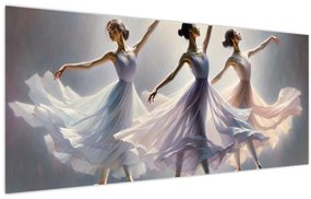 Obraz - Tri baletky (120x50 cm)