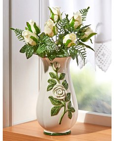 Váza "Biele ruže"
