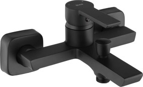 Rea Argus, vaňová batéria s ručnou bodovou sprchovou súpravou, čierna matná, REA-B6407