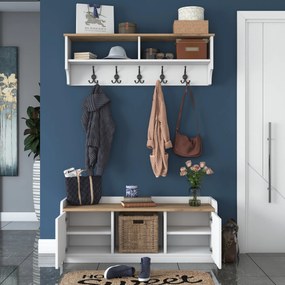 Predsieňová stena P2 - 1636 - Walnut