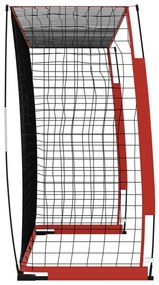 Futbalová bránka 366,5x91x183 cm oceľová