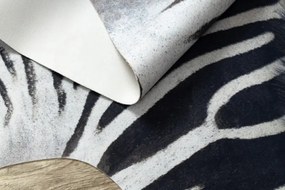 Koberec imitácia kože Zebra G5128-1 biela-čierna