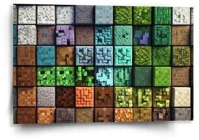 Sablio Obraz Blocks Abstract - 60x40 cm