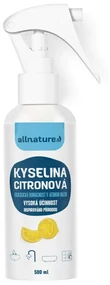 Allnature Kyselina citrónová v spreji 500 ml