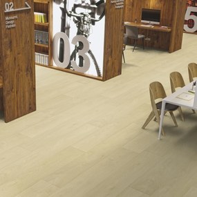 Gerflor, PVC podlaha - lino AladinTex Ultra 0797 Havana ivory, na mieru, šíře 4m, béžová, filc, chodba / predsieň