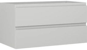 Mexen Orio, kúpeľňová skrinka 90 cm, 2 zásuvky, sivá matná, 91A10-09047-2-BFF62