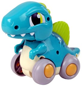 Lean Toys Dinosaurus na kolesách pre najmenších – modrý