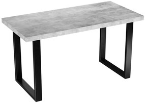 Jedálenský stôl VINI, 120x60x75, svetlý betón