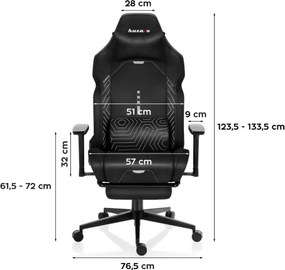 Herná stolička Force 8.1 Black