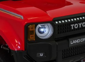 Elektrické autíčko Toyota Land Cruiser PRADO červené
