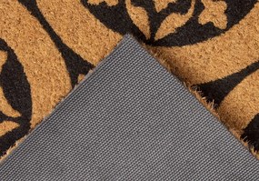 Hanse Home, Rohožka Mozaika 105568 - na von aj na doma, 45x75, hnedá, chodba / predsieň