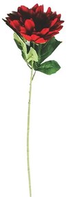 Umelá kvetina Dahlia červená, 68 cm