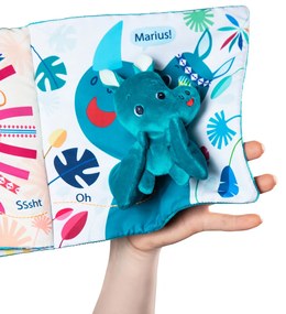 Lilliputiens - nosorožec Marius hľadá tatka - textilná knižka