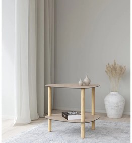 Odkladací stolík 44x45 cm Curve L Bull – LIND DNA