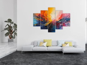 Obraz - Farebná abstrakcia (150x105 cm)