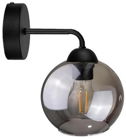 Keter Lighting Nástenné svietidlo OSMO 1xE27/60W/230V čierna NA0209