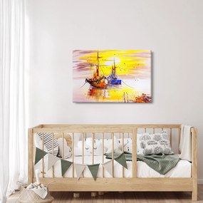 Obraz - Maľba loďou (90x60 cm)