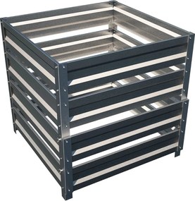 Záhradný kompostér LEGI 1 × 1 m, pozink