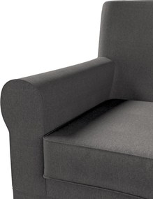 Poťah na kreslo Ektorp Jennylund farba produktu sivá látka zapletaná