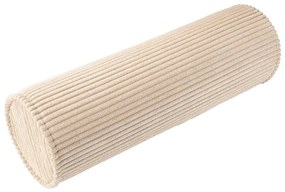Svetlohnedý menčestrový detský pohovkový vankúš Roll – Wigiwama