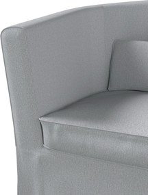 Poťah na kreslo Ektorp Tullsta farba produktu sivá látka zapletaná